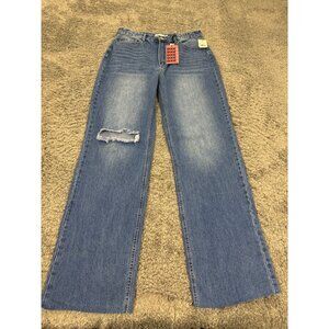 YMI Women's High Rise Jeans - Light Blue